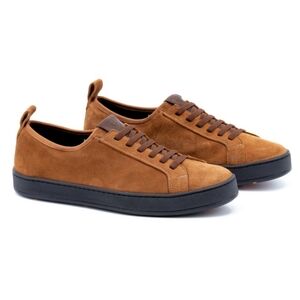 MD Signature Sheep Skin Suede Sneakers - Martin Dingman - Tobacco- Size 10.5